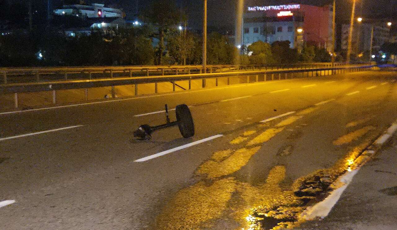 Çarpmanın şiddetiyle 250 metre savruldu! Sürücünün durumu ağır 3